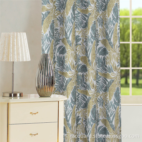 Polyester Window Jacquard Panel Curtain